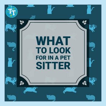 What to Look for in a Pet Sitter
