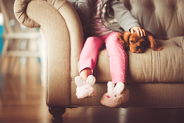 puppy couch jammies