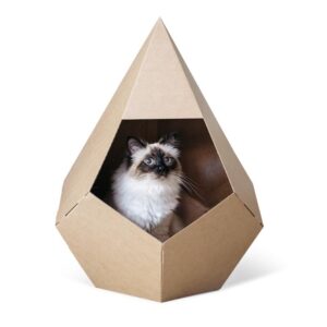 Christmas Gifts for Cats Water Germ Cardboard Cat House